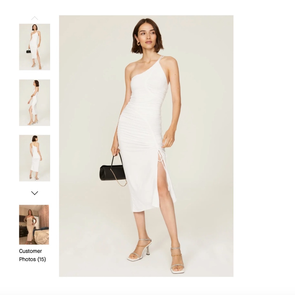 Jonathan Simkhai Jessica Midi Dress White S